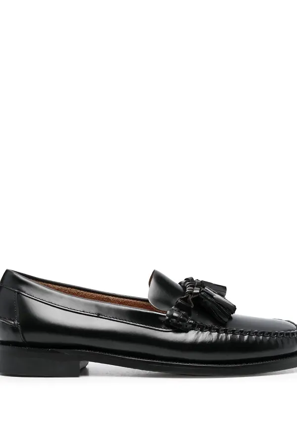 Sebago loafers med tofskant - Svart