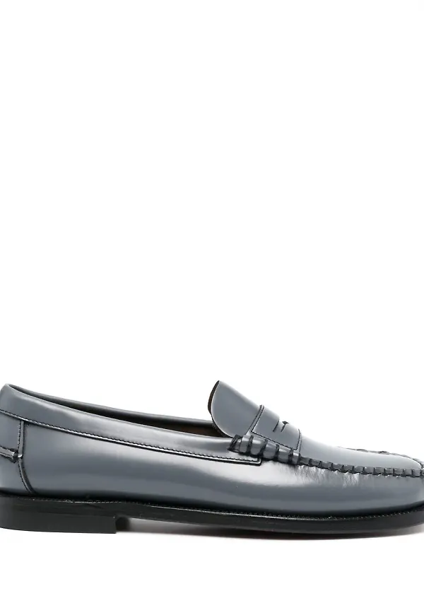 Sebago läderloafers - Grå
