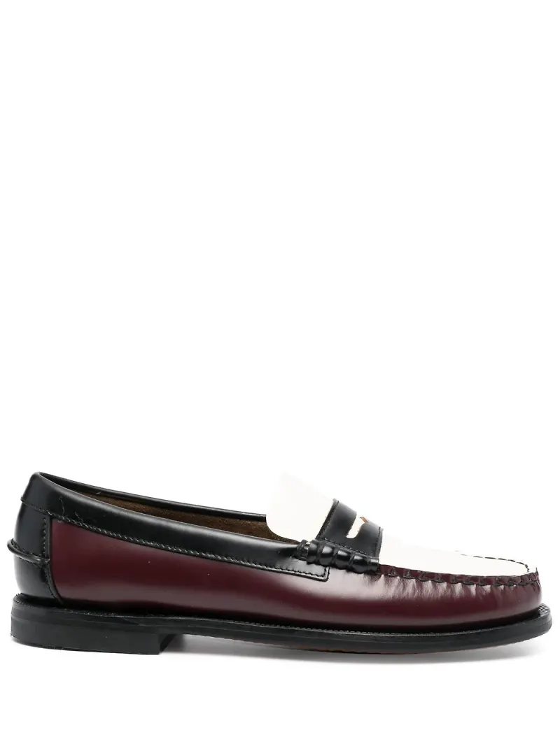Sebago läderloafers - Röd