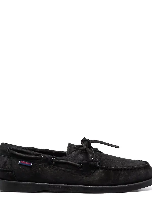 Sebago läderloafers - Svart