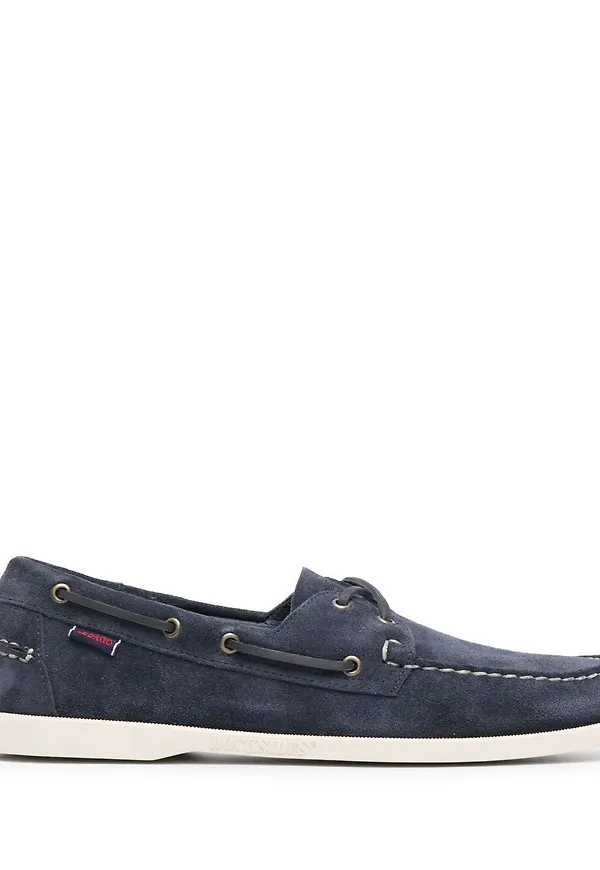 Sebago seglarskor med snörning - Blå