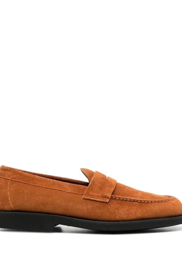 Sebago slip on-loafers i mocka - Brun