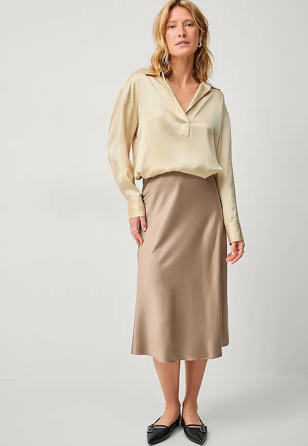 Second Female - Blus Galla Blouse - Beige