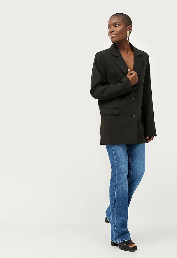 Second Female - Kavaj Evie Classic Blazer - Svart