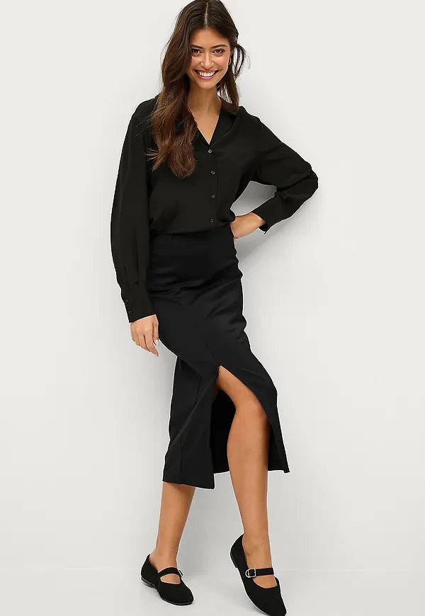Second Female - Kjol Anour Skirt - Svart