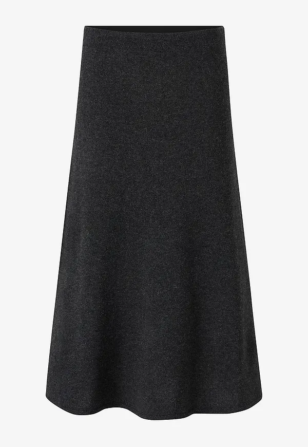 Second Female - Kjol Neva Knit Skirt - Grå