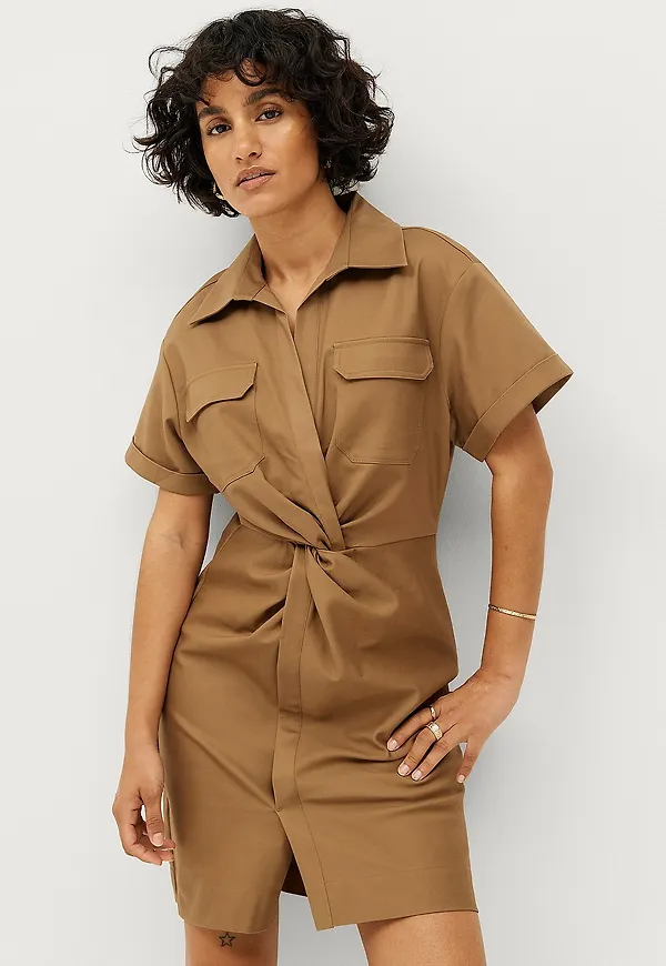 Second Female - Klänning Cheera Dress - Brun