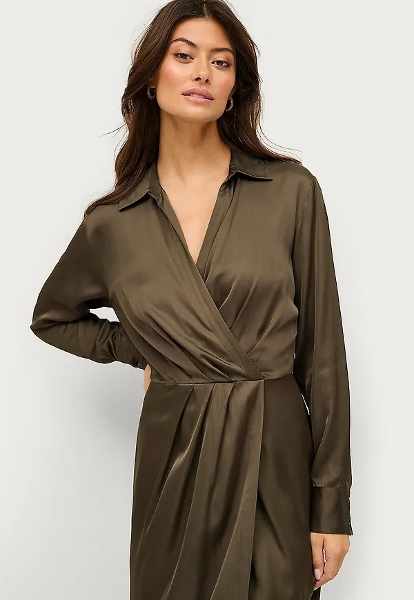 Second Female - Klänning Galeries Dress - Brun