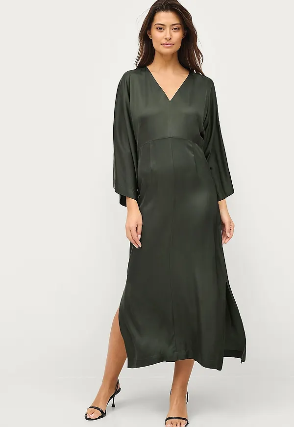 Second Female - Maxiklänning Galla Maxi Dress - Grön