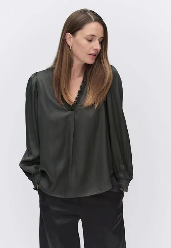 Second Female Bardi v-neck blouse Blusar