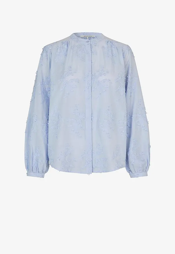 Second Female - Blus Cavan Shirt - Blå