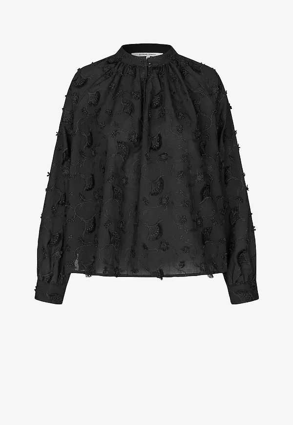 Second Female - Blus Rosalil Blouse - Svart