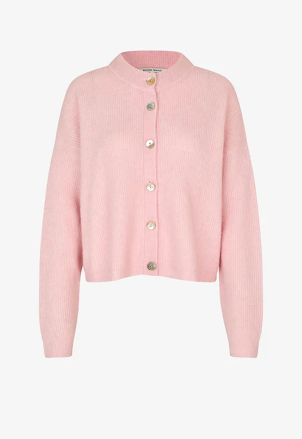 Second Female - Cardigan Gabby Knit Cardigan - Lila