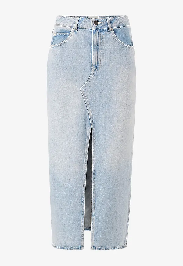 Second Female - Jeanskjol Dustine Skirt - Blå