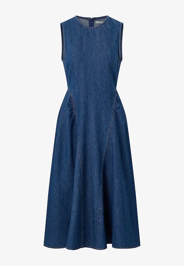 Second Female - Jeansklänning Lukana Denim - Blå