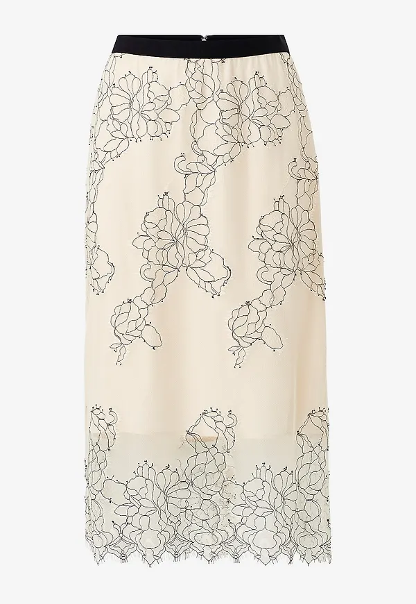 Second Female - Kjol Wila Lace - Natur