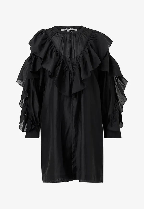 Second Female - Klänning Dream Ruffle - Svart