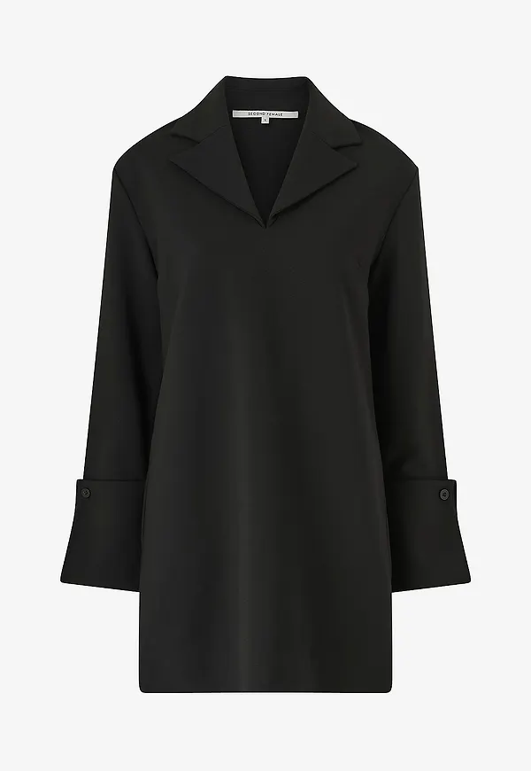 Second Female - Klänning Luisa Collar - Svart