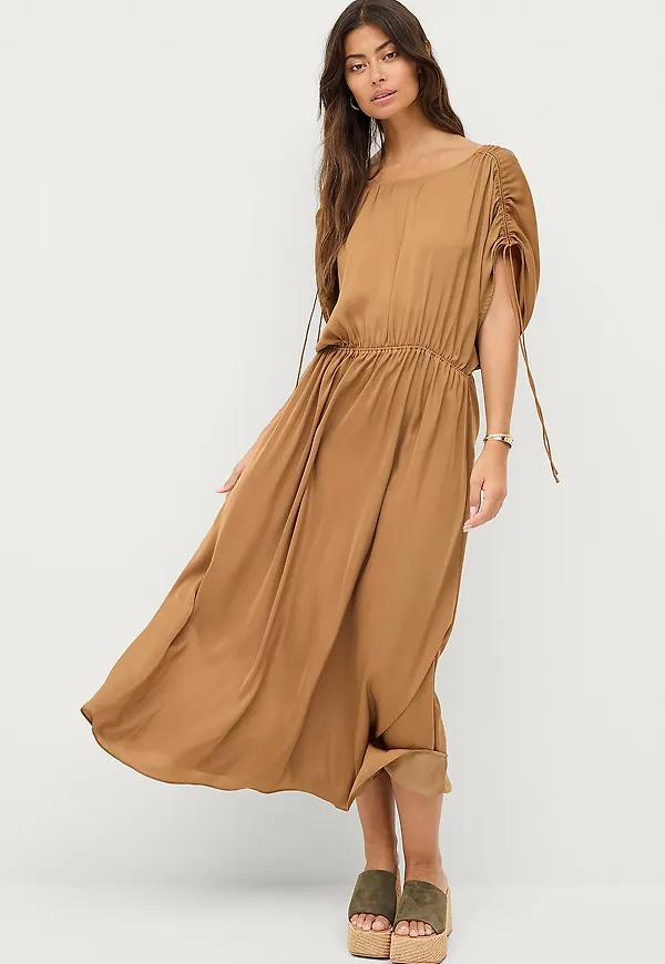 Second Female - Maxiklänning Mingai Dress - Brun