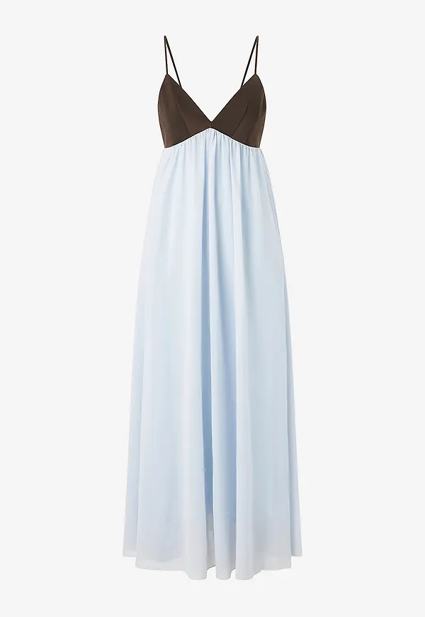 Second Female - Maxiklänning Veroma Strap Dress - Blå