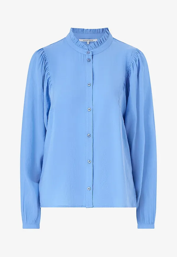 Second Female - Skjorta Emelia Shirt - Blå
