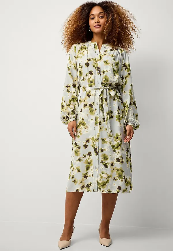Second Female - Skjortklänning Andra Shirt Dress - Blå