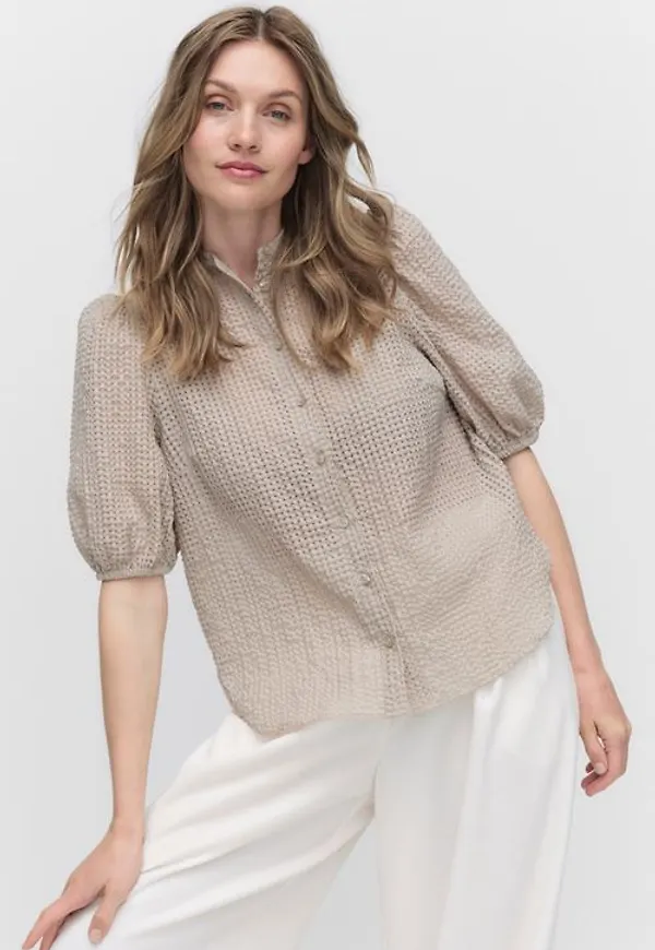 Second Female Tascha shirt Blusar PURE CASHMERE Dam XS