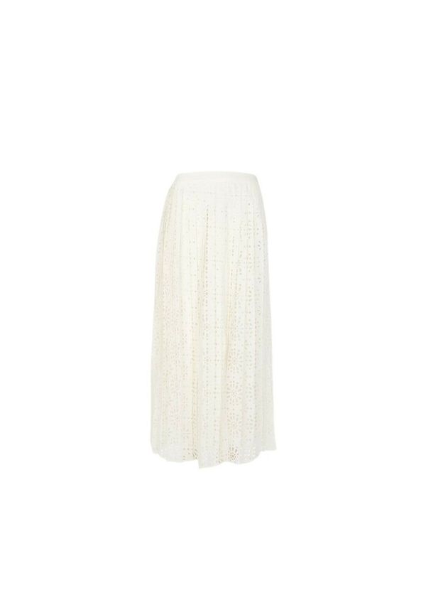 See by Chloé Perforated Skirt Beige, Dam