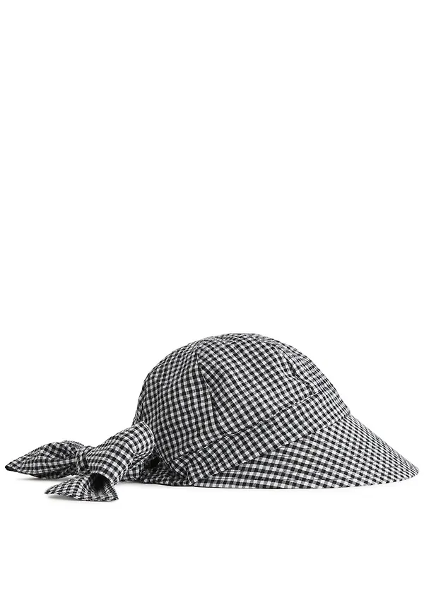 Seersucker Soft Cap - Black