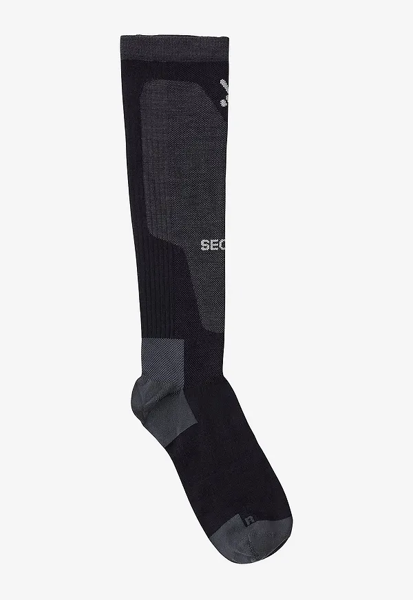Seger - Knästrumpor Advanced Light Wool Compression - Svart