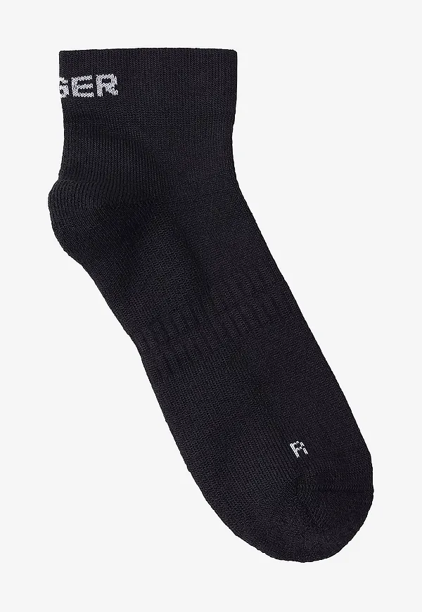 Seger - Strumpor Pulse Wool Low - Svart