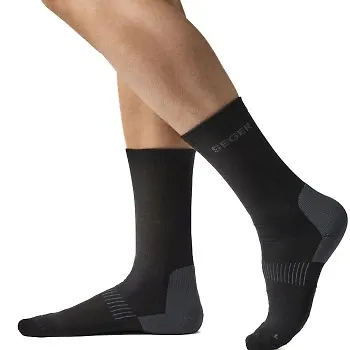 Seger Strumpor Wanderer Wool Socks Svart Strl 37/39