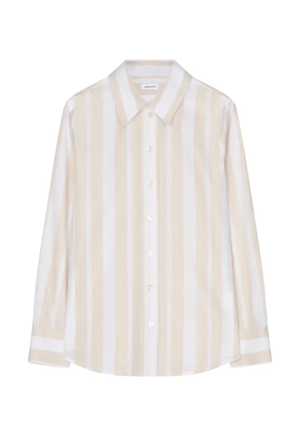SEIDENSTICKER Blus beige / vit