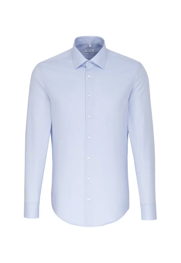 Seidensticker Business Shirt Slim, Kostymskjortor i storlek 42 och färg Blå