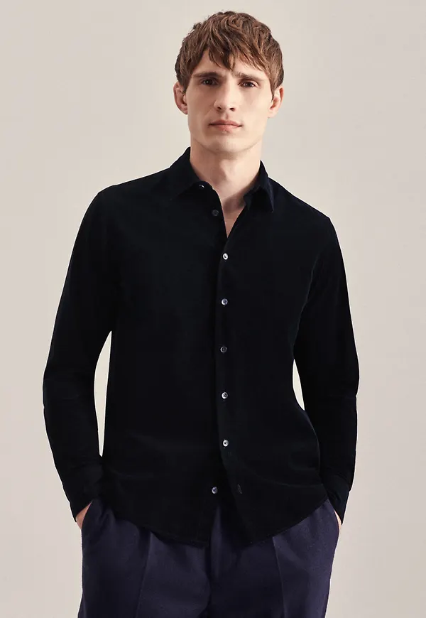 Seidensticker Casual Shirt Regular Fit, Casualskjortor i storlek S och färg Blå