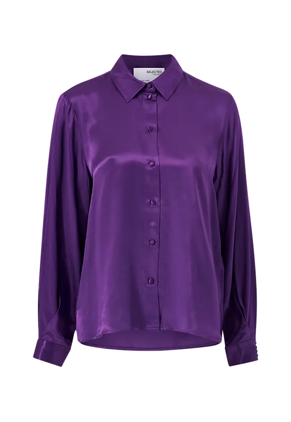 Selected FEMME - Blus slfLyra LS Shirt - Lila