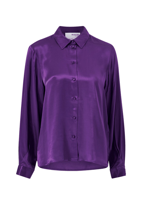 Selected FEMME - Blus slfLyra LS Shirt - Lila
