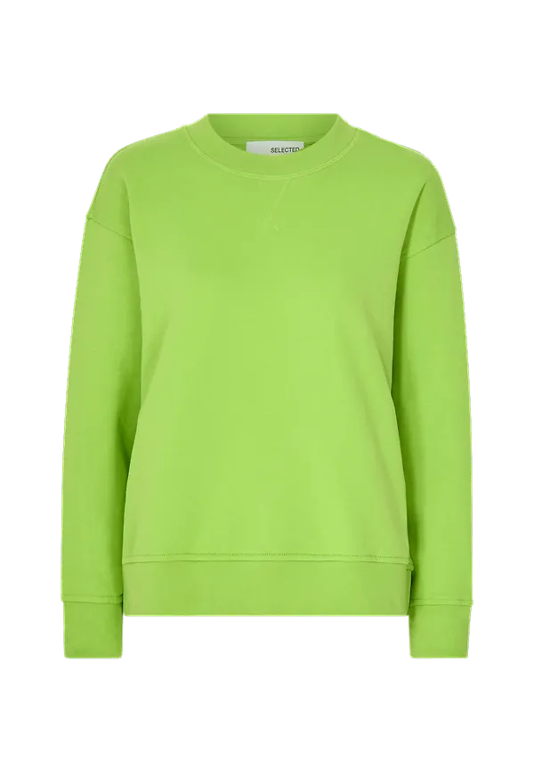 Selected FEMME - Sweatshirt slfStasie LS Sweat - Grön