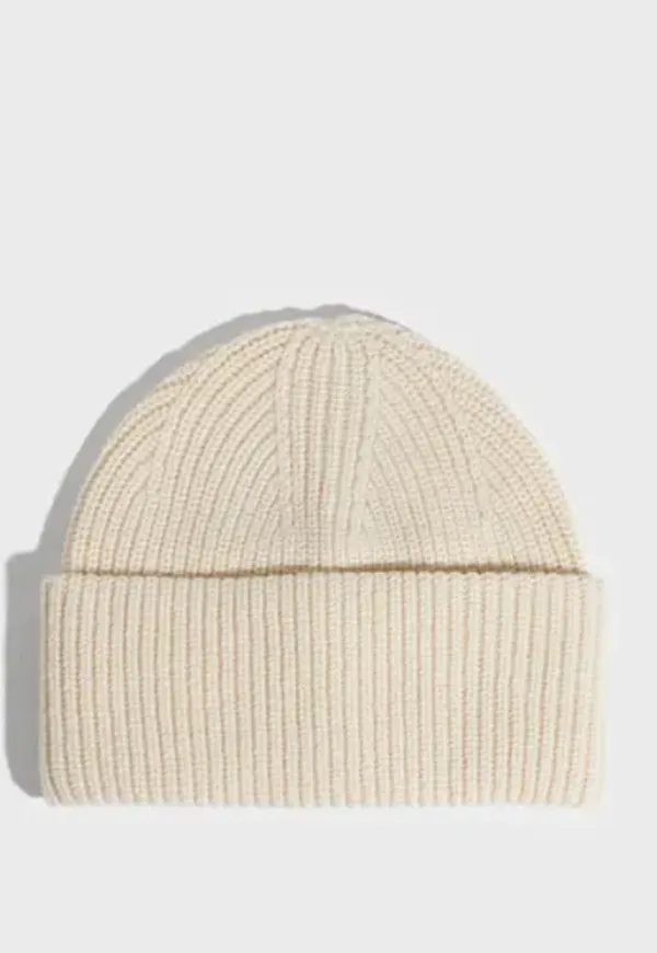 Selected Femme - Beige - Slfmary Knit Beanie
