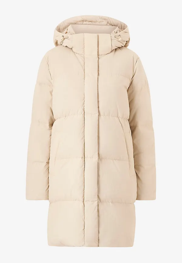 Selected FEMME - Dunkappa slfRigga Redown Jacket - Grå