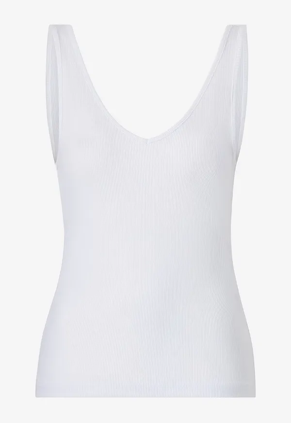 Selected FEMME - Linne slfDianna SL Top - Vit