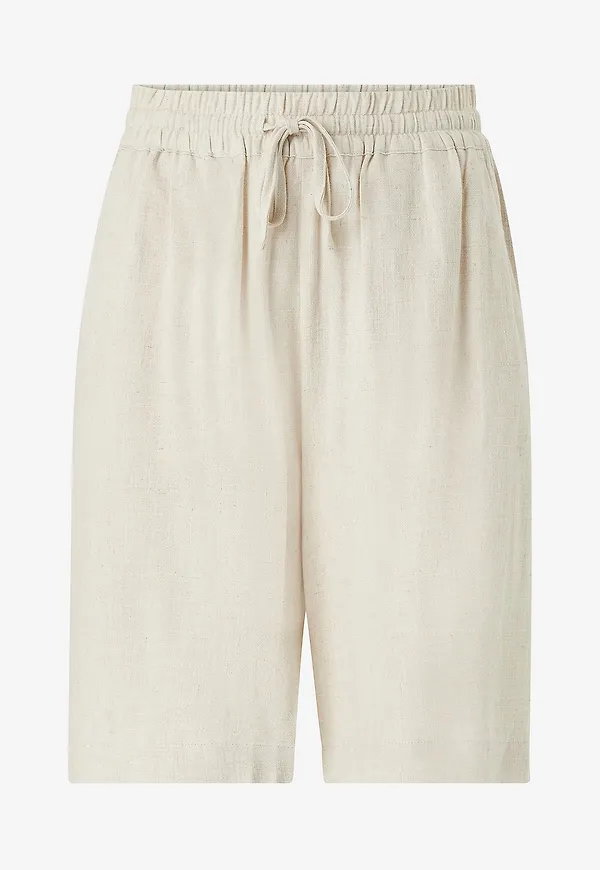 Selected Women - Shorts slfViva MW - Beige