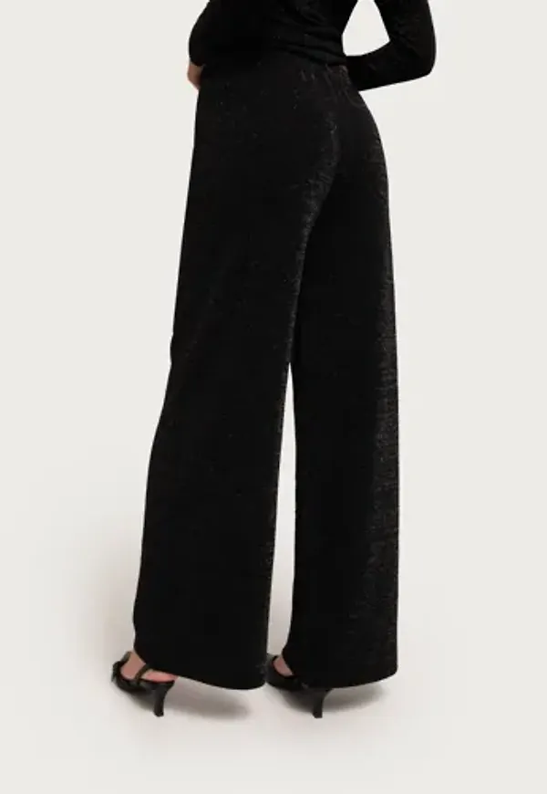Selected Femme - Svart - Slfruetinni Hw Relaxed Pants