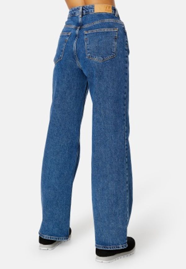 SELECTED FEMME Alice HW Wide Long Jeans Medium Blue Denim 32/32