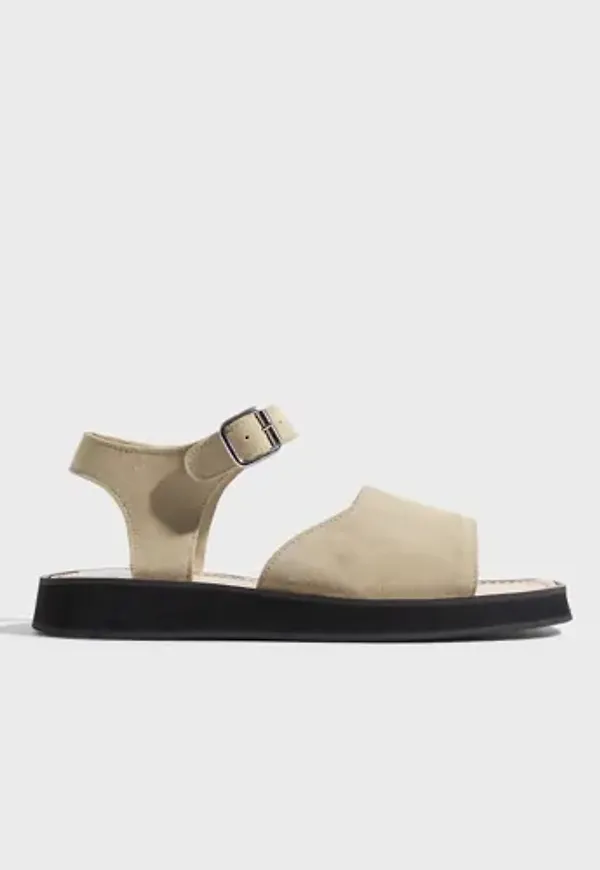 Selected Femme - Beige - Slfmira Suede Sandal