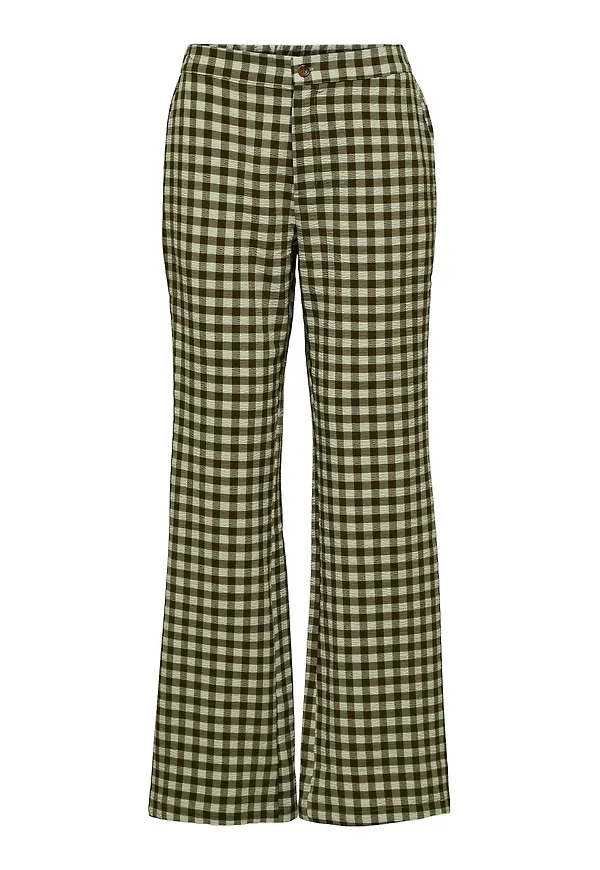 SELECTED FEMME Byxa 'Lucilla' khaki / oliv / äpple