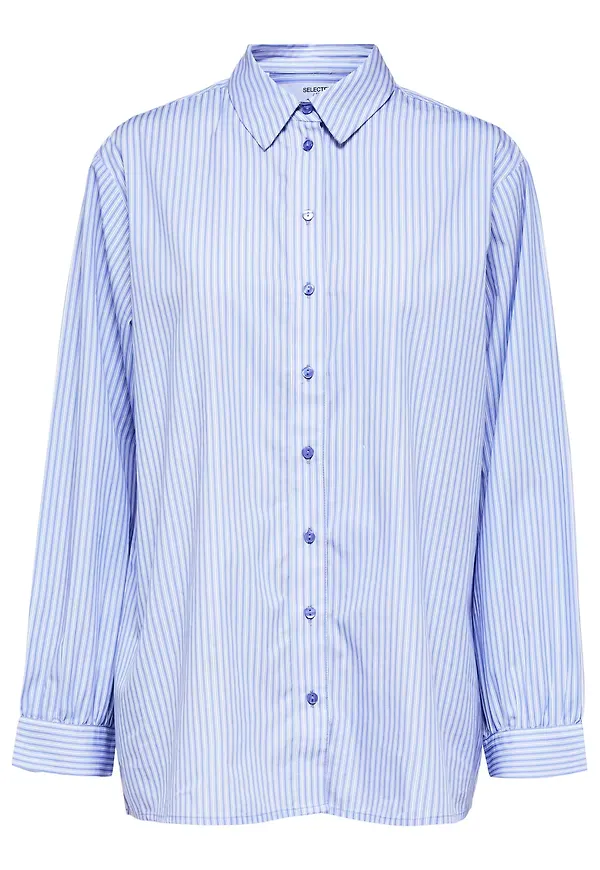 Selected Femme Curve Blus 'Reka' himmelsblå / ljusblå