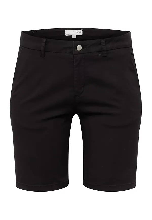 Selected Femme Curve Chinobyxa 'MILEY' svart
