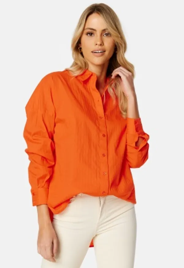 SELECTED FEMME Emma-Sanni LS Shirt Orangeade 42