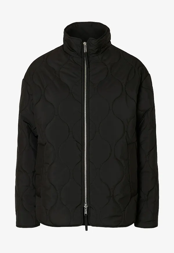 Selected Women - Jacka slfCilla Quilted - Svart